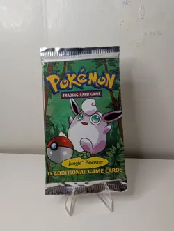SEALED Original 1999 Pokemon Jungle Booster Pack 21G+ Wigglytuff - Image 2