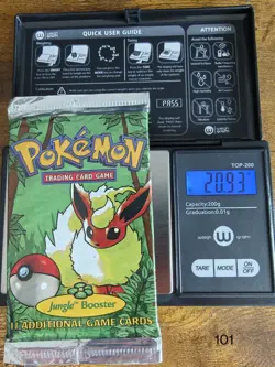 Wizards of the Coast First Edition Pokemon Jungle Booster Pack 742818060639 - Image 1