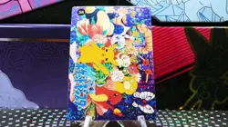 Pokemon Pocket Monsters Vending Prism Holo Vintage Sticker #268 PIKACHU SNORLAX - Image 3