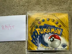 Pokemon Base Set first 1st edition booster box - orig receipt[placeholder price] - Image 2