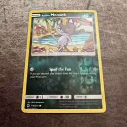 Alolan Meowth 118/214 Reverse Holo Common - Lost Thunder - Pokemon - MP - Image 1