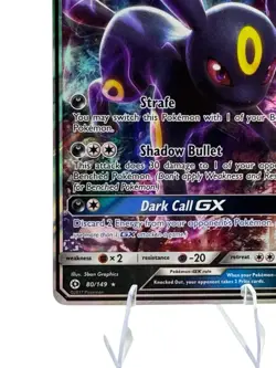 Pokemon TCG Umbreon GX Full Art Ultra Rare Holo 80/149 Sun and Moon LP/NM - Image 5