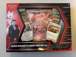 Team Rockets Mewtwo EX Box New Sealed Pokemon TCG - Image 1