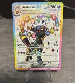 Umbreon Ex 176 Pokemon TCG Prismatic Evolutions - Black Star Promo NM - Image 1