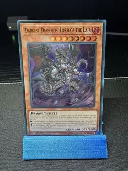 Yu-Gi-Oh! Darkest Diabolos, Lord of the Lair [SR06-EN001] Ultra Rare 1st Ed NM - Image 2
