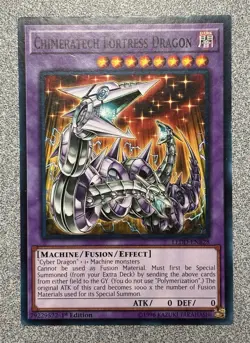 Chimeratech Fortress Dragon LEDD-ENB28 Legendary Dragon Decks 1st Edition LP - Image 1