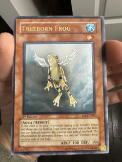 Yu-Gi-Oh! Treeborn Frog 1st Edition Ultimate Rare SOI-EN024 - VLP/NM - CLEAN 🧽 - Image 1