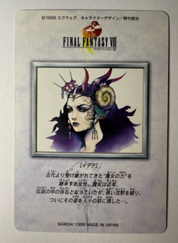 Final Fantasy VIII Carddass Part1 No.15 Edea Bandai 1999 Japan - Image 2