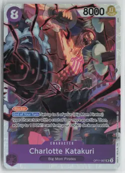 One Piece TCG Charlotte Katakuri SR OP11-067 A Fist of Divine Speed English - Image 1