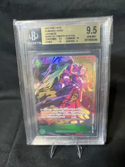 2022 ONE PIECE JAPANESE ROMANCE DAWN #OPO01121 YAMATO BGS 9.5 - Image 1