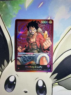 Monkey.D.Luffy Leader Foil Pre-Errata - NM - One Piece TCG - ST01-001 - English - Image 1