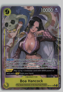 Boa Hancock (Alt Art) OP14-112 SR The Azure Sea’s Seven English One Piece TCG - Image 1