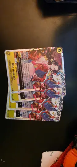 Full Playset 4x Boa Hancock OP14-112 SR One Piece THE AZURE SEA'S SEVEN ENGLISH - Image 1