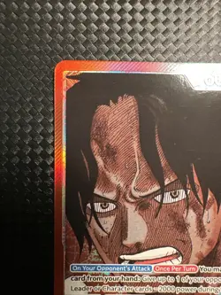 One Piece Portgas.D.Ace OP13-002 Alt Art Leader ENGLISH Carrying On His Will NM - Image 3