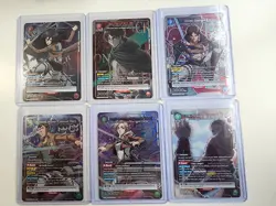 Union Arena, Attack on titan, bundle of 6 cards for sale - Image 1