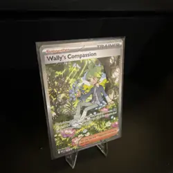 Wally's Compassion 186/132 Mega Evolution Special Illustration Rare Pokemon Card - Image 3