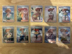 Pokemon Misty Waifu Card Lot #5 - Used - Image 1
