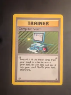 Computer Search 71/102 Rare Base Set Pokemon Card WOTC 1999 - Image 1
