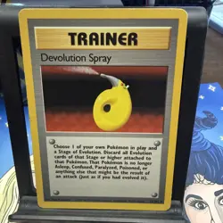 DEVOLUTION SPRAY - 72/102 - Base Set - Pokemon Card - HP - Image 1