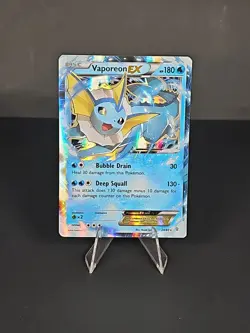Vaporeon EX 24/83 Generations Ultra Rare Holo Pokemon Card DMG - Image 1
