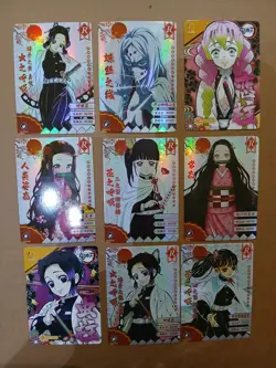 Demon Slayer Girls Cards Lot of 9. nezuko Shinobu Mitsuri Keimetsu no yaina - Image 1