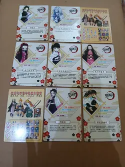 Demon Slayer Girls Cards Lot of 9. nezuko Shinobu Mitsuri Keimetsu no yaina - Image 5