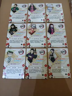 Demon Slayer Cards Lot of 9. tanjiro nezuko Inosuke Zenitsu Keimetsu no yaina #C - Image 5