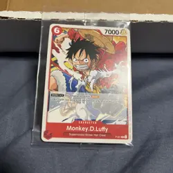 Alt-Art Monkey D. Luffy Super Pre-Release Promo P-001 One Piece Card Game Sealed - Image 1