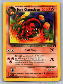 DARK CHARMELEON - 32/82 - Team Rocket - Pokemon Card - LP - Image 1