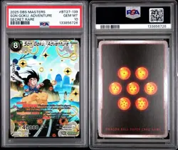 Dragon Ball Son Goku Adventure Secret Rare DBS History of Z PSA 10 Chase Card - Image 3
