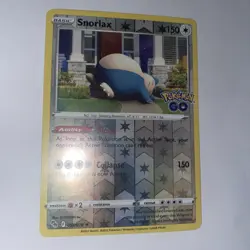 Snorlax 055/078 Reverse Holo Pokemon Go Pokemon TCG Card - Image 3