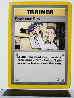 Professor Elm 96/111 - NM - Neo Genesis Pokemon Card - $2 Flat Shipping - Image 1