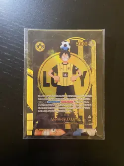 One Piece x BVB Borussia Dortmund Promo Card Monkey D. Luffy St13-003 - Sealed - Image 2