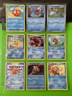 Pokemon Binder Collection Magikarp Cards WOTC EX Era Diamond & Pearl Sun & Moon - Image 1