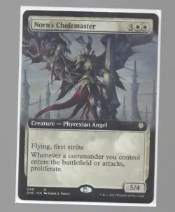 Commander: Phyrexia: All Will Be One #46 Norn's Choirmaster (Extended Art) - Image 1