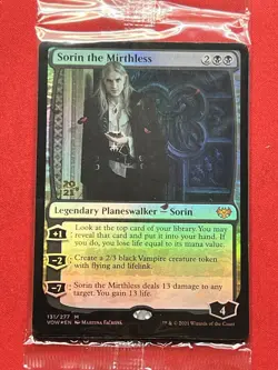 Sorin the Mirthless Prerelease Cards Foil MTG - Image 1