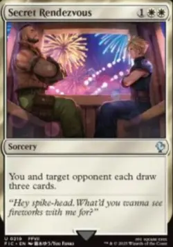 Secret Rendezvous Final Fantasy Commander (FIC) 219 MTG Foil NM - Image 1