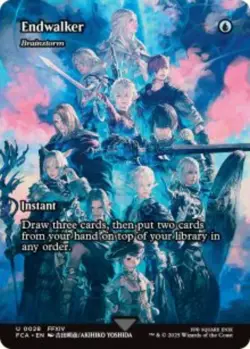 Endwalker // Brainstorm Final Fantasy: Through the Ages (FCA) 28 MTG Foil - Image 1