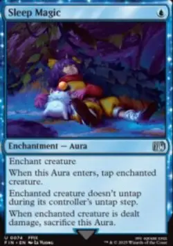 Sleep Magic Final Fantasy (FIN) 74 MTG Foil NM - Image 1