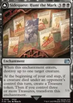 Sidequest: Hunt the Mark // Yiazmat, Ultimate Mark (FIN) 119 MTG Foil NM - Image 1