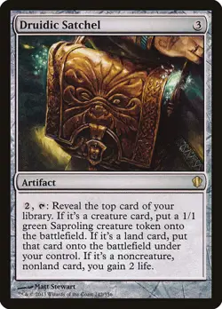 Druidic Satchel [Commander 2013] Magic MTG - Image 1