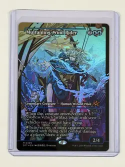 Mu Yanling, Wind Rider - #399 Foil (Showcase) Aetherdrift - Mtg - Image 1