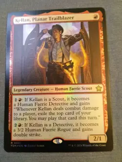 Kellan, Planar Trailblazer Foundations Foil NM R 0091 - Image 1
