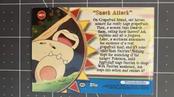 2000 Topps Pokemon TV Animation Series 3 #OR11 Snack Attack Blue Label Snorlax - Image 2