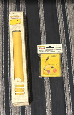 Ultra Pro Playmat Pokemon Pikachu & Sleeves Bundle - Image 1