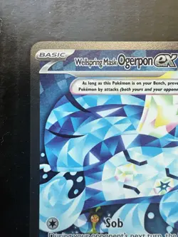 Pokemon Wellspring Mask Ogerpon ex 213/167 Twilight Masquerade Holo (NM) - Image 2