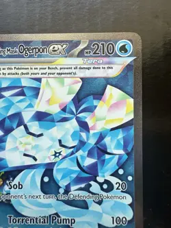 Pokemon Wellspring Mask Ogerpon ex 213/167 Twilight Masquerade Holo (NM) - Image 3