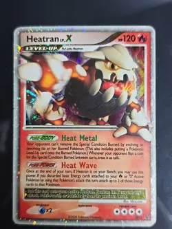 Pokemon TCG Heatran LV X Promo Holo Pokemon Promos DP31 Holo Promo Promo LP - Image 1