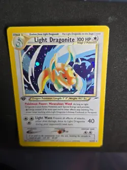 LIGHT DRAGONITE 2002 POKEMON NEO DESTINY 1ST EDITION RARE 14/105 NM - Image 2