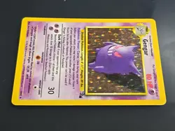 Pokemon TCG Gengar Fossil 5/62 Holo 1999-2000 Wizards Base Set Holo LP - Image 4